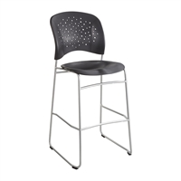 Picture of Poly Back Armless Cafe Counter Stool Chair