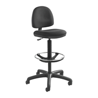 Picture of Ergonomic Armless Office Task Drafting Stool Footring Chair