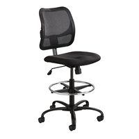 Picture of Mesh Back Office Task Drafting Stool Armless Chair