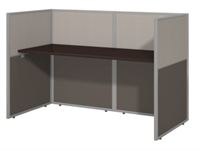 Picture of Contemporary 60" Straight Cubicle Desk Privacy Workstation